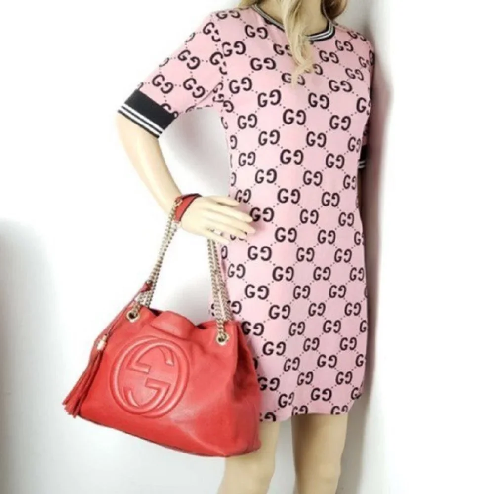 Gucci Soho Medium on Chain Leather Shoulder Bag - Picture 15 of 16